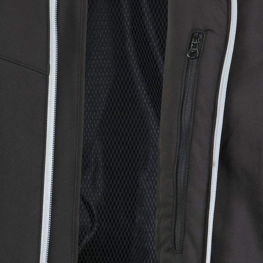 Detailed image Winter softshell jacket e.s.motion 2020, men's black/platinum