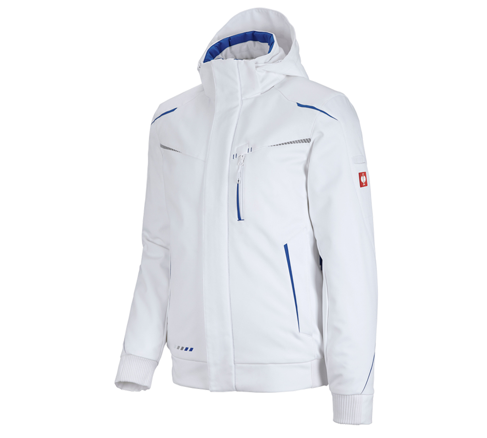 Primary image Winter softshell jacket e.s.motion 2020, men's white/gentianblue