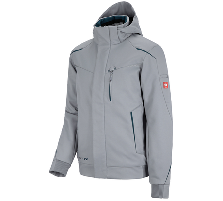 Primary image Winter softshell jacket e.s.motion 2020, men's platinum/seablue