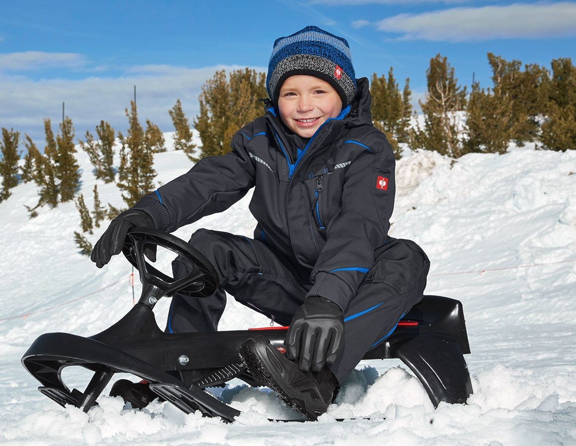 Additional image 2 Winter softshell jacket e.s.motion 2020,children's graphite/gentianblue