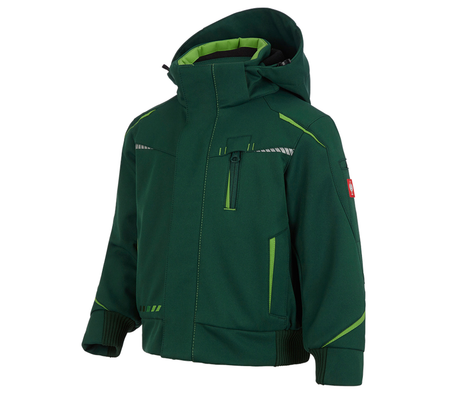 Primary image Winter softshell jacket e.s.motion 2020,children's green/seagreen