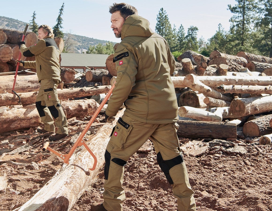 Additional image 1 Winter softshell jacket e.s.roughtough walnut
