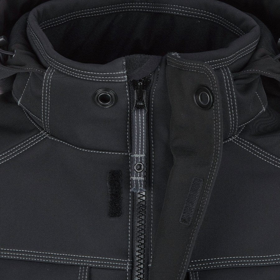 Detailed image Winter softshell jacket e.s.roughtough black