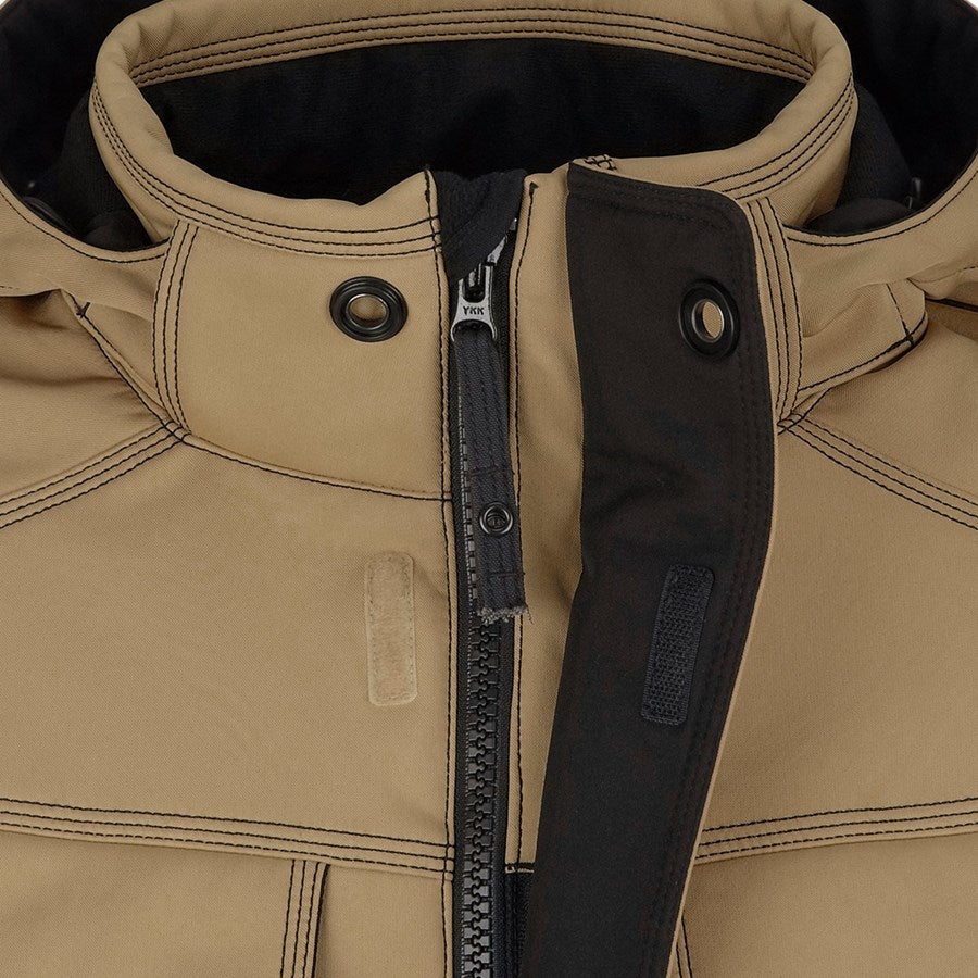 Detailed image Winter softshell jacket e.s.roughtough walnut