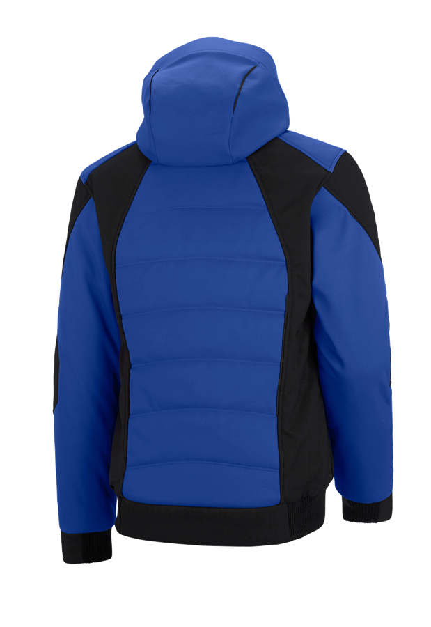Secondary image Winter softshell jacket e.s.vision royalblue/black