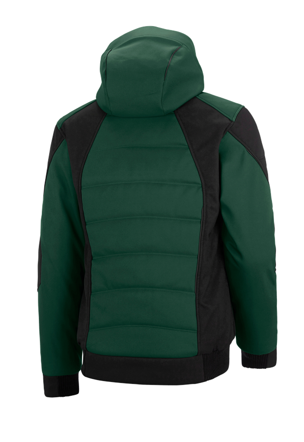 Secondary image Winter softshell jacket e.s.vision green/black