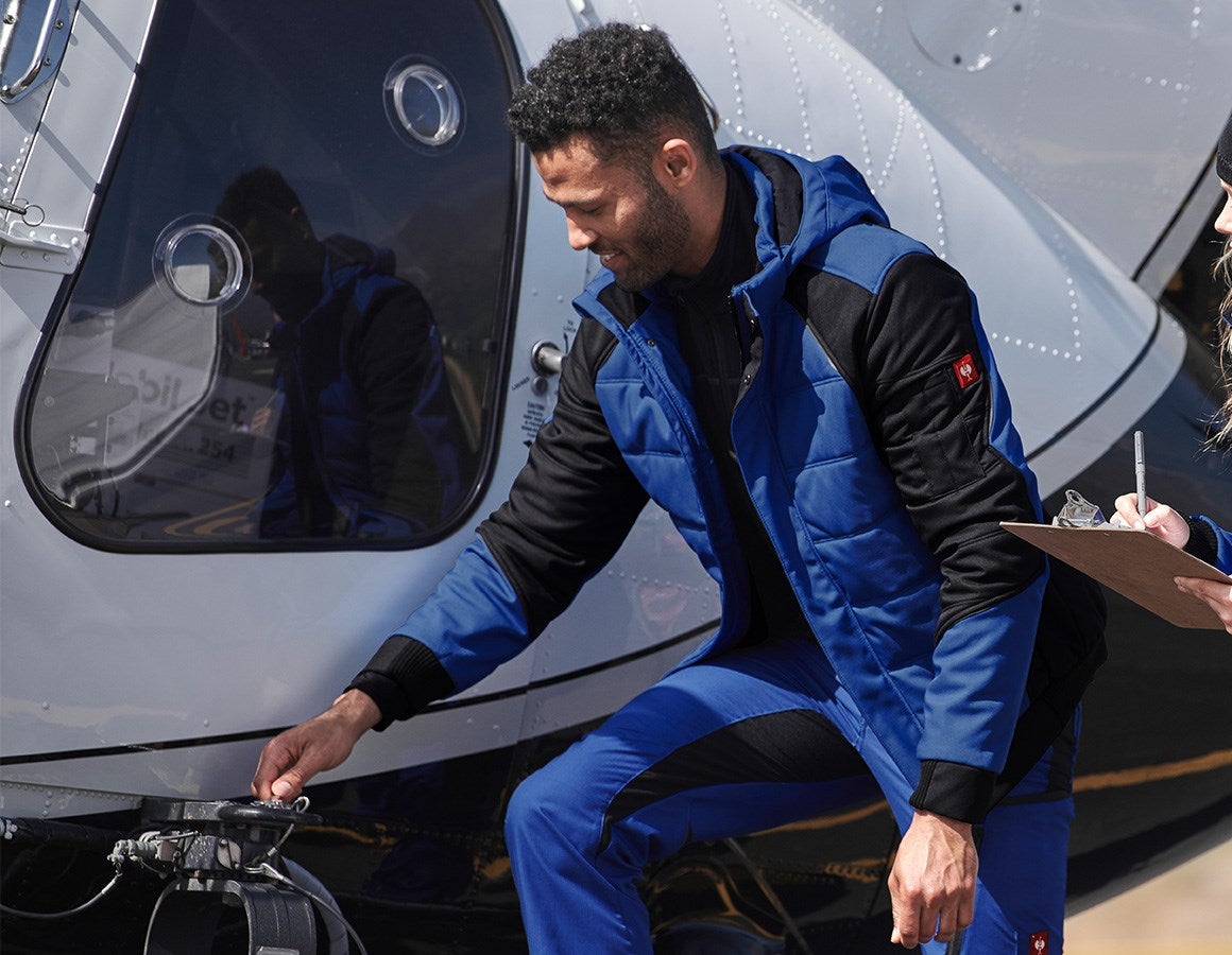 Additional image 1 Winter softshell jacket e.s.vision royalblue/black