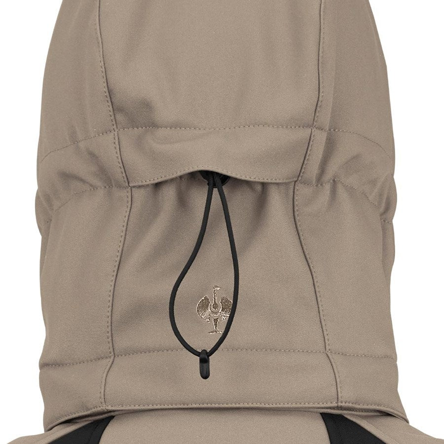 Detailed image Winter softshell jacket e.s.vision clay/black