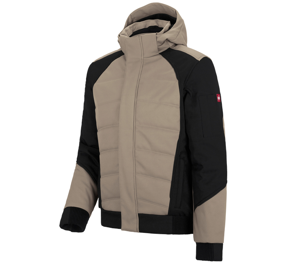 Primary image Winter softshell jacket e.s.vision clay/black