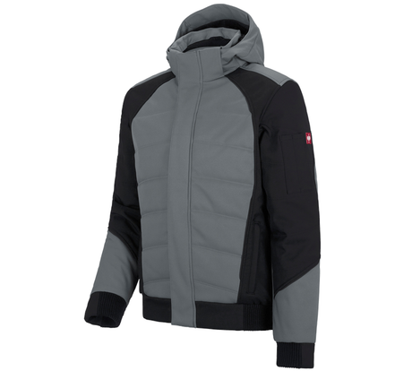 Primary image Winter softshell jacket e.s.vision cement/black