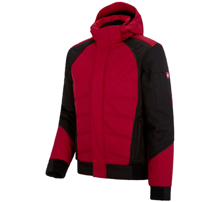 Primary image Winter softshell jacket e.s.vision red/black