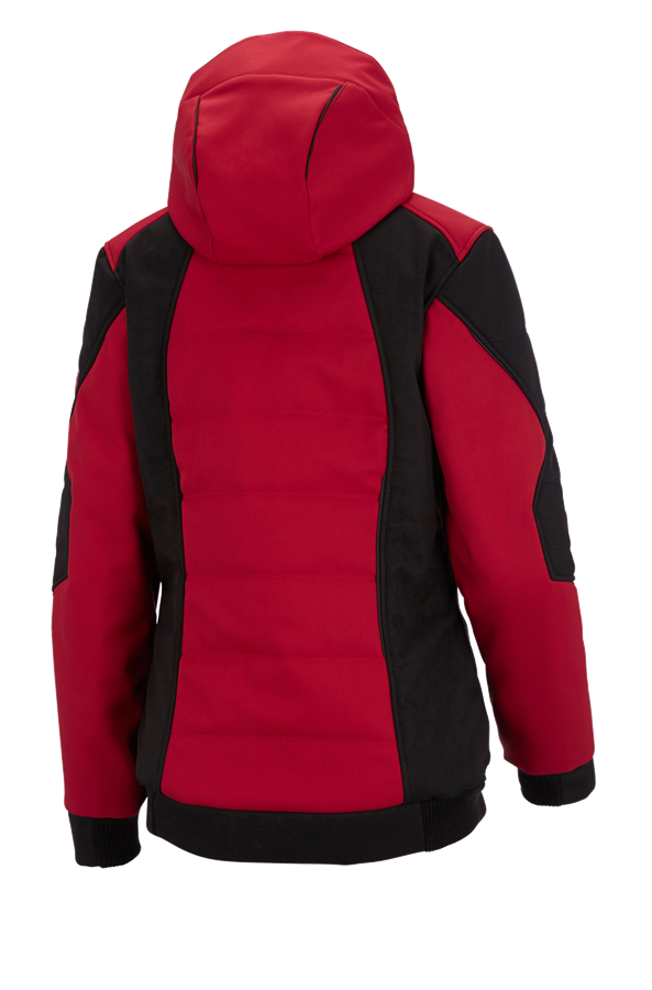Secondary image Winter softshell jacket e.s.vision, ladies' red/black