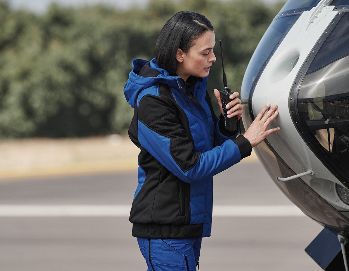 Additional image 1 Winter softshell jacket e.s.vision, ladies' royalblue/black