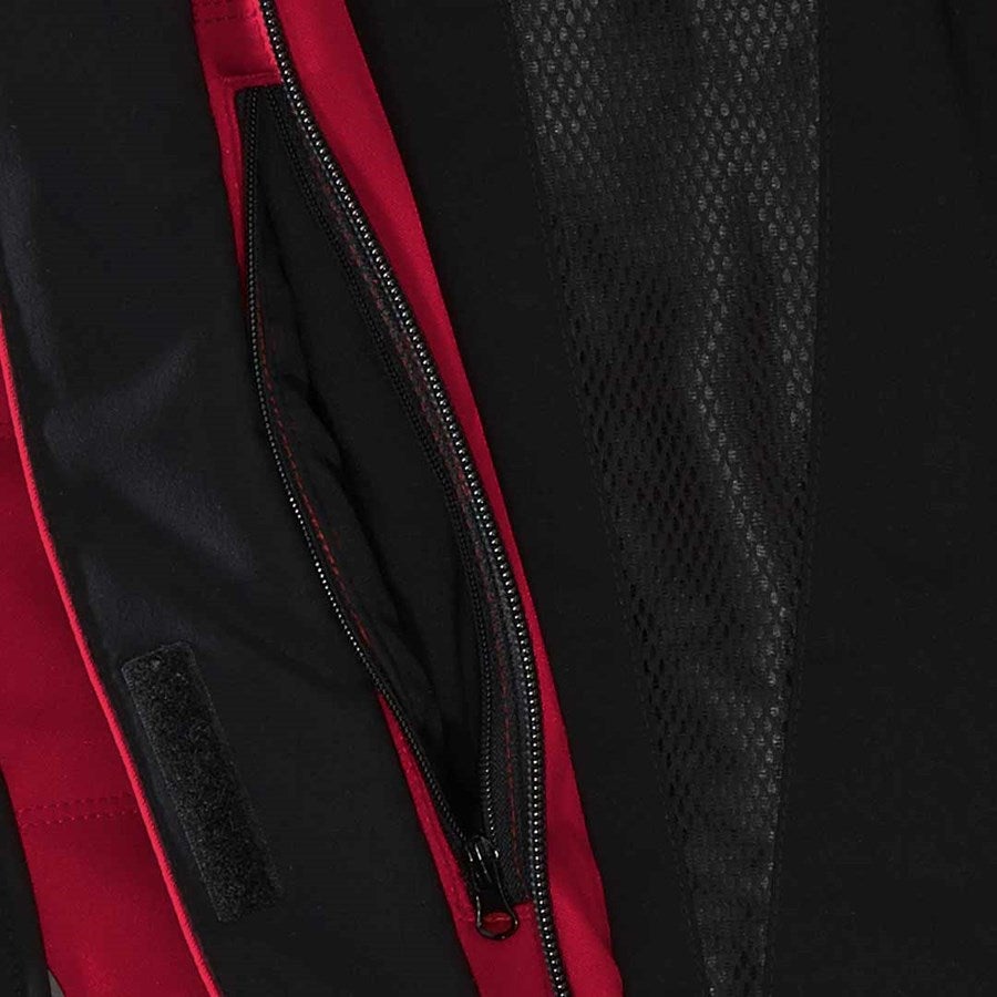 Detailed image Winter softshell jacket e.s.vision, ladies' red/black