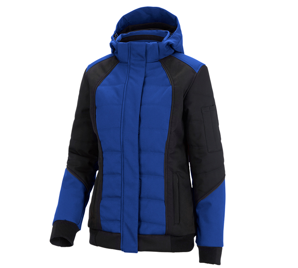 Primary image Winter softshell jacket e.s.vision, ladies' royalblue/black