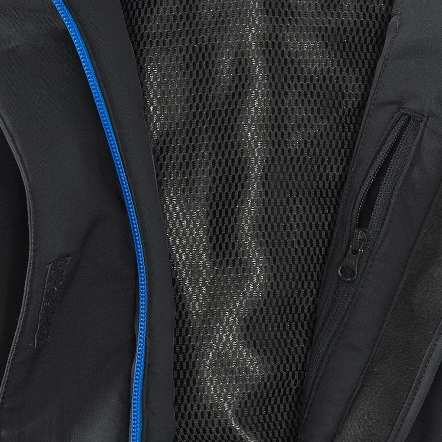 Detailed image Winter softshellbodywarmer e.s.motion 2020,ladies' graphite/gentianblue