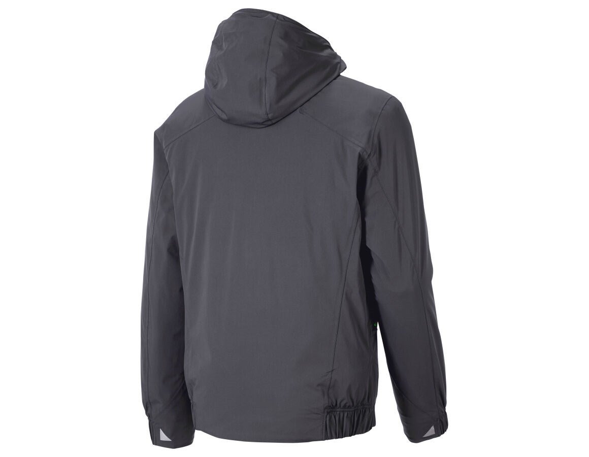 Secondary image Winter jacket e.s.ambition anthracite/high-vis yellow