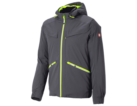 Primary image Winter jacket e.s.ambition anthracite/high-vis yellow