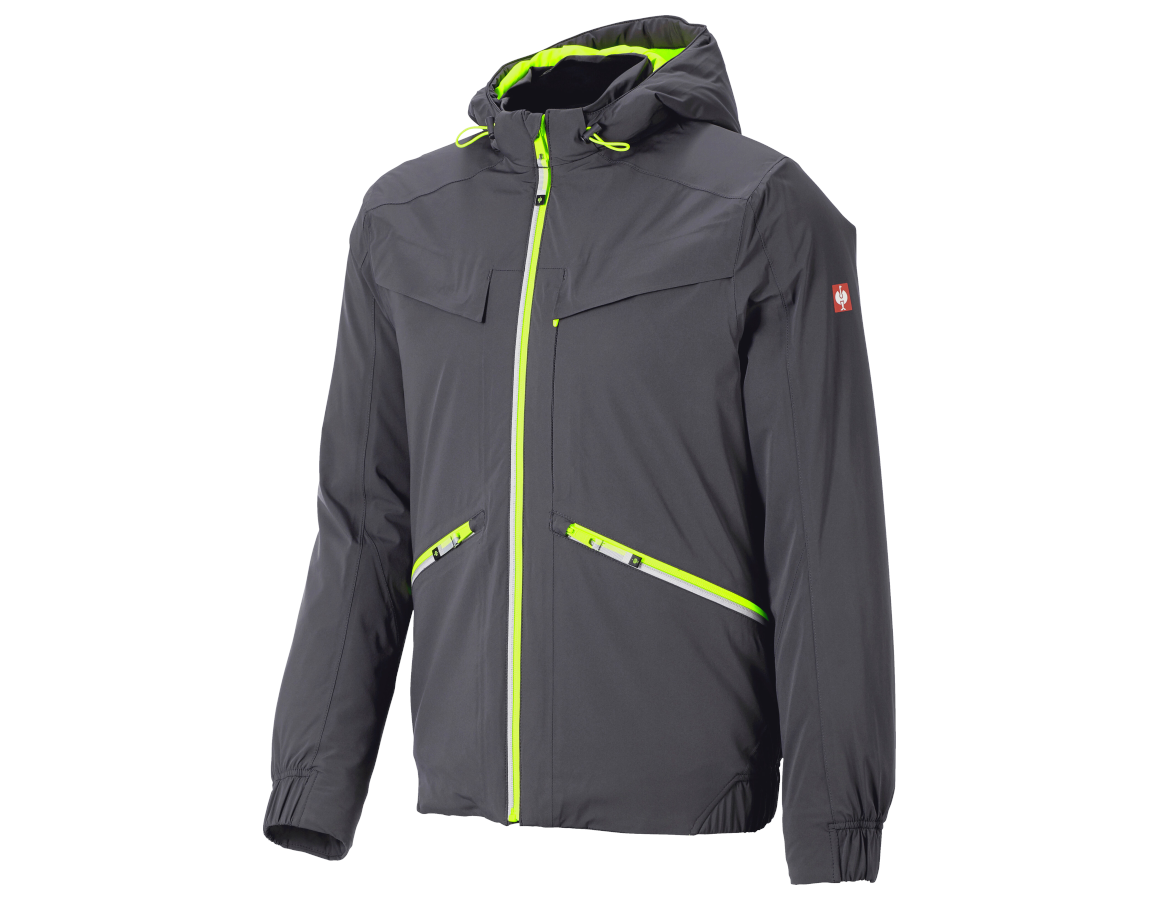 Primary image Winter jacket e.s.ambition anthracite/high-vis yellow