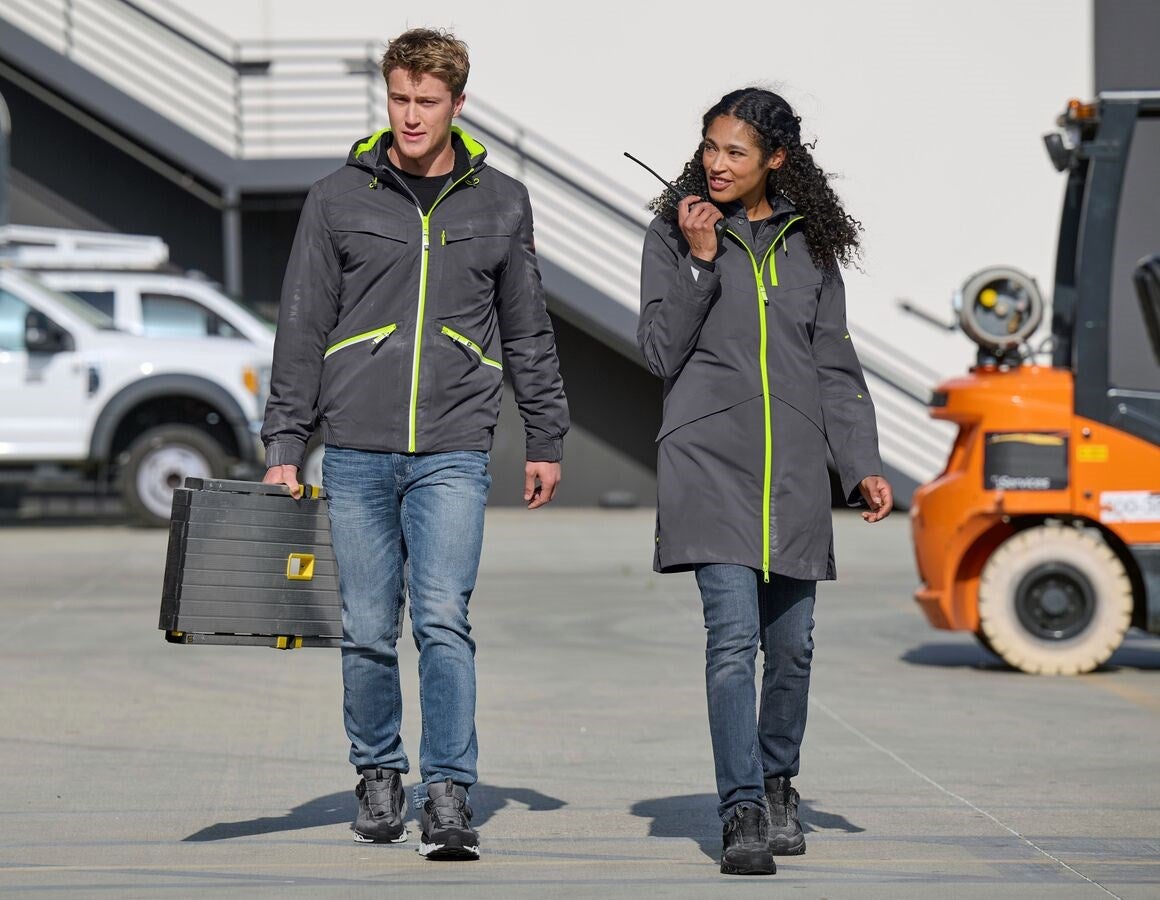 Additional image 4 Winter jacket e.s.ambition anthracite/high-vis yellow