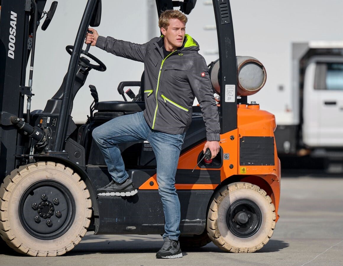 Additional image 3 Winter jacket e.s.ambition anthracite/high-vis yellow