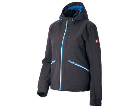 Primary image Winter jacket e.s.ambition, ladies' graphite/gentianblue