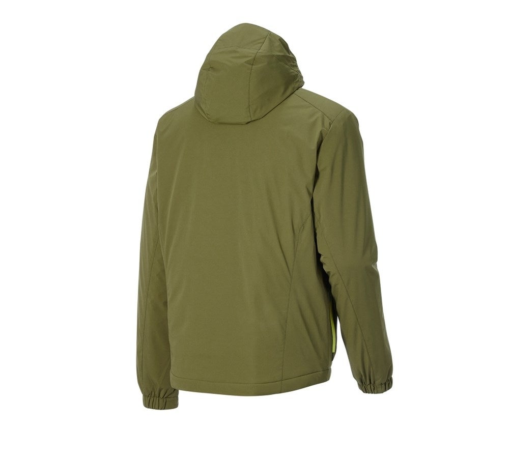 Secondary image Winter jacket e.s.trail junipergreen/limegreen