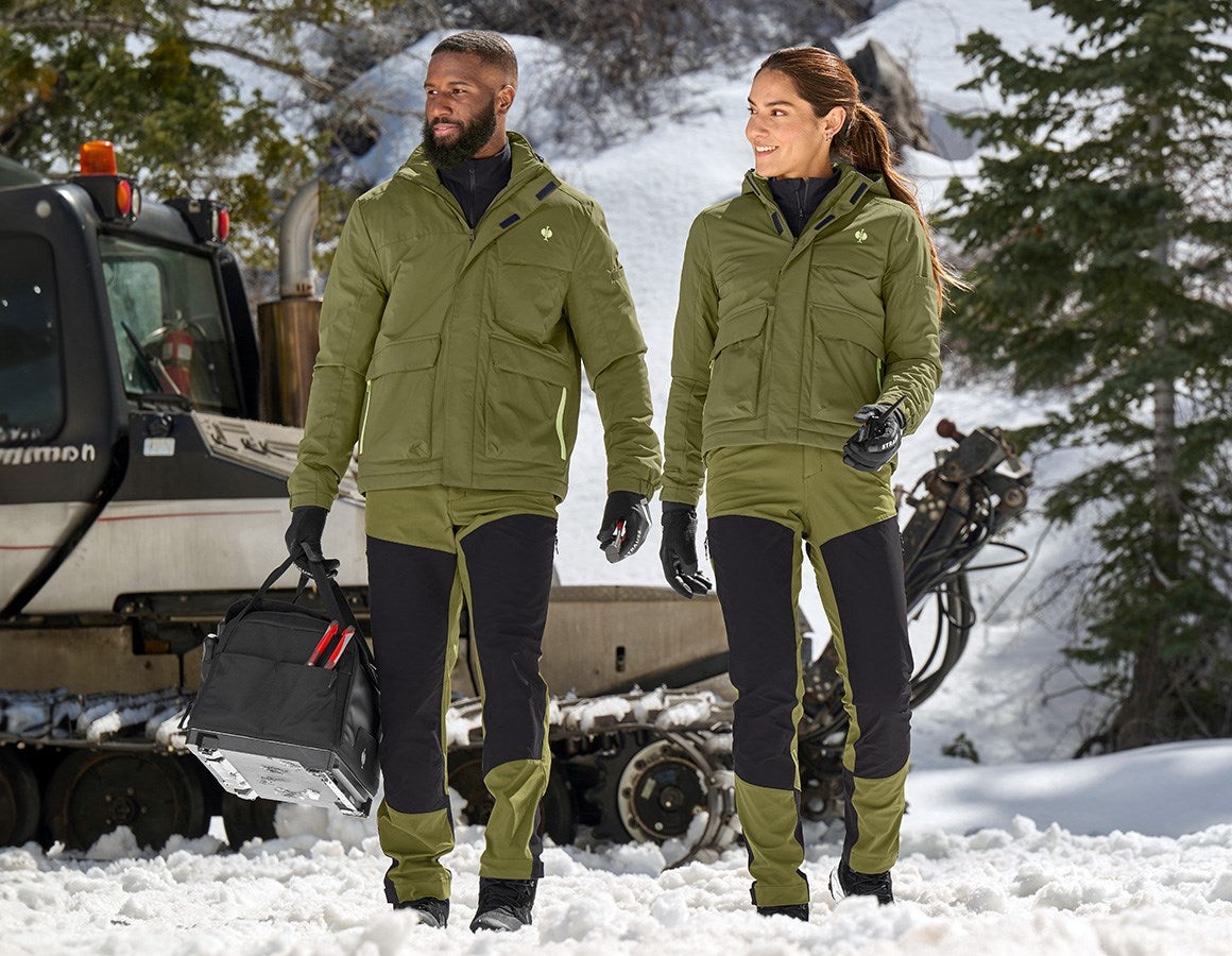 Additional image 4 Winter jacket e.s.trail junipergreen/limegreen
