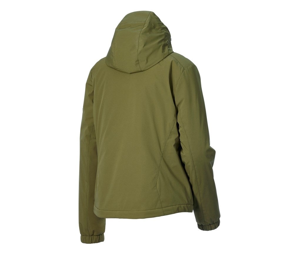 Secondary image Winter jacket e.s.trail, ladies' junipergreen/limegreen