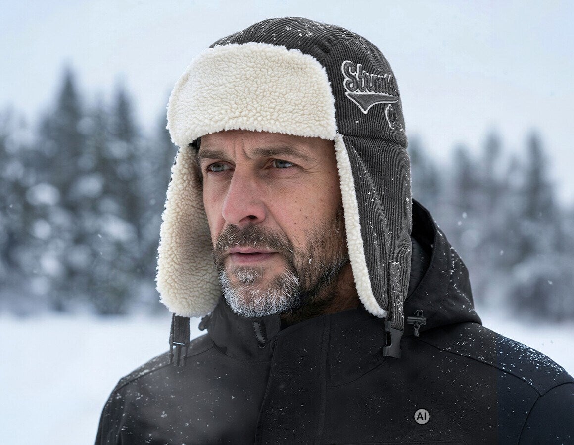 Main action image Winter hat e.s.e:pic carbongrey - AI generated / modified