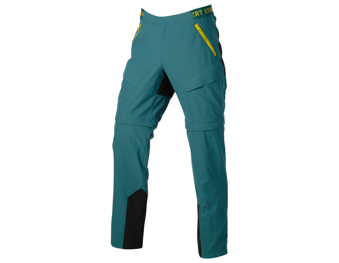 Primary image Zip-off functional trousers e.s.trail emeraldgreen/chromeyellow