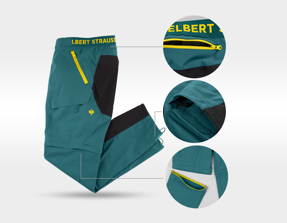 Additional image 6 Zip-off functional trousers e.s.trail emeraldgreen/chromeyellow