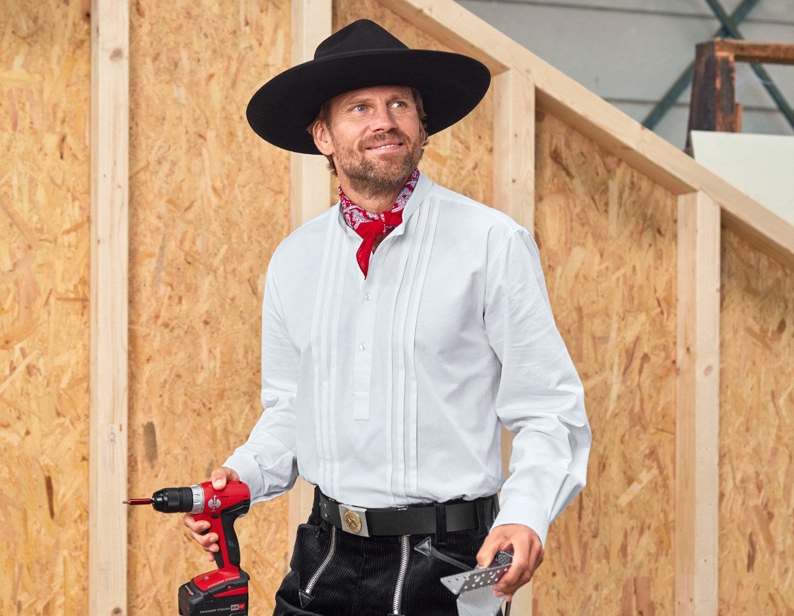 Main action image Roofer and Carpenter Shirt white