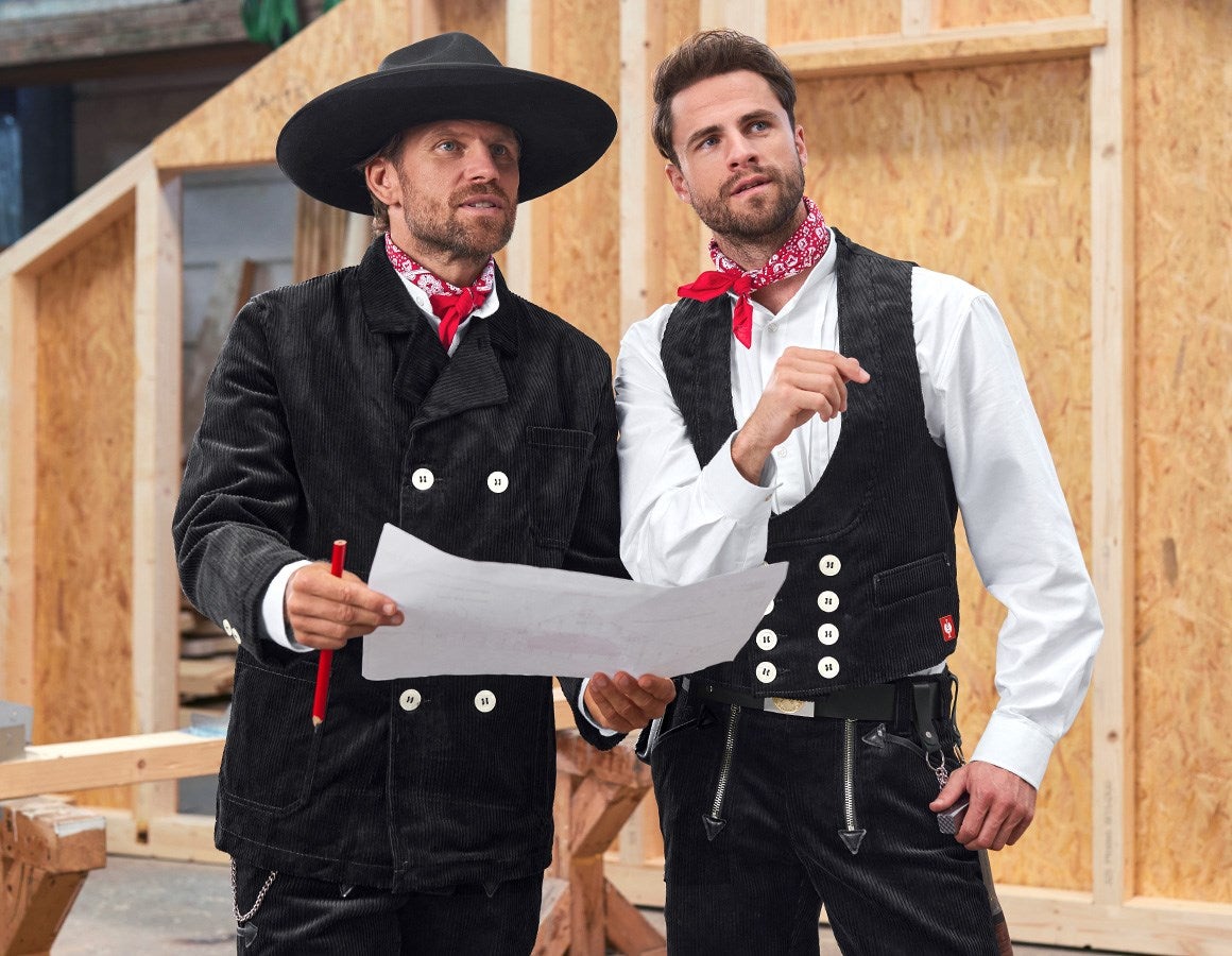 Additional image 2 Roofer's and Carpenter's Jacket Wide Wale Cord black