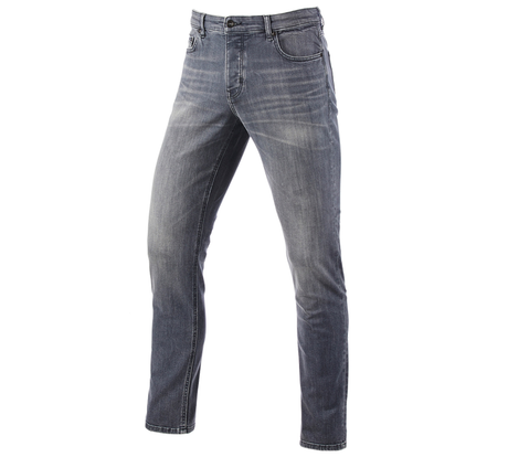 Primary image e.s. 5-pocket stretch jeans, slim graphitewashed