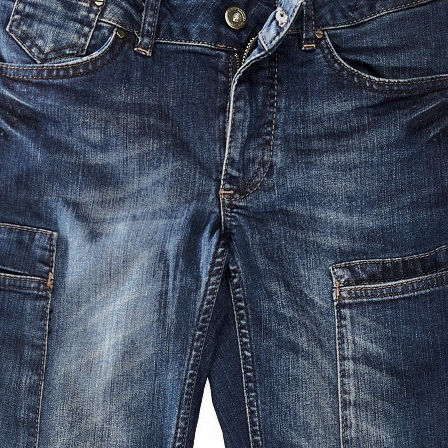 Detailed image e.s. 7-pocket jeans, ladies' stonewashed