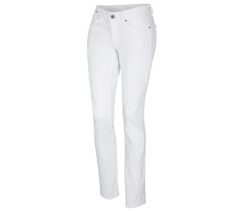 Primary image e.s. 7-pocket jeans, ladies' white