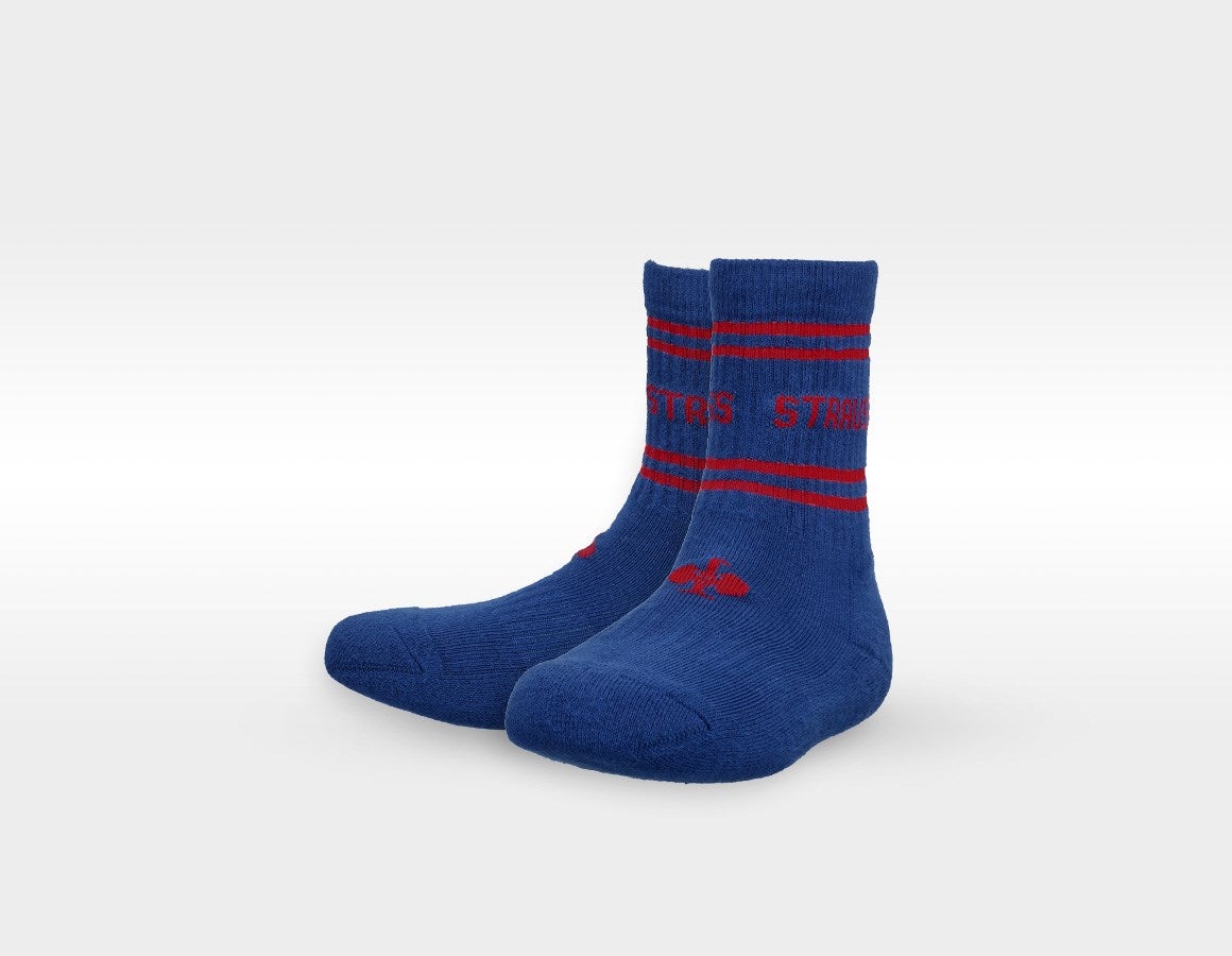 Main action image e.s. Allround socks Classic light/high, children's royalblue/fiery red