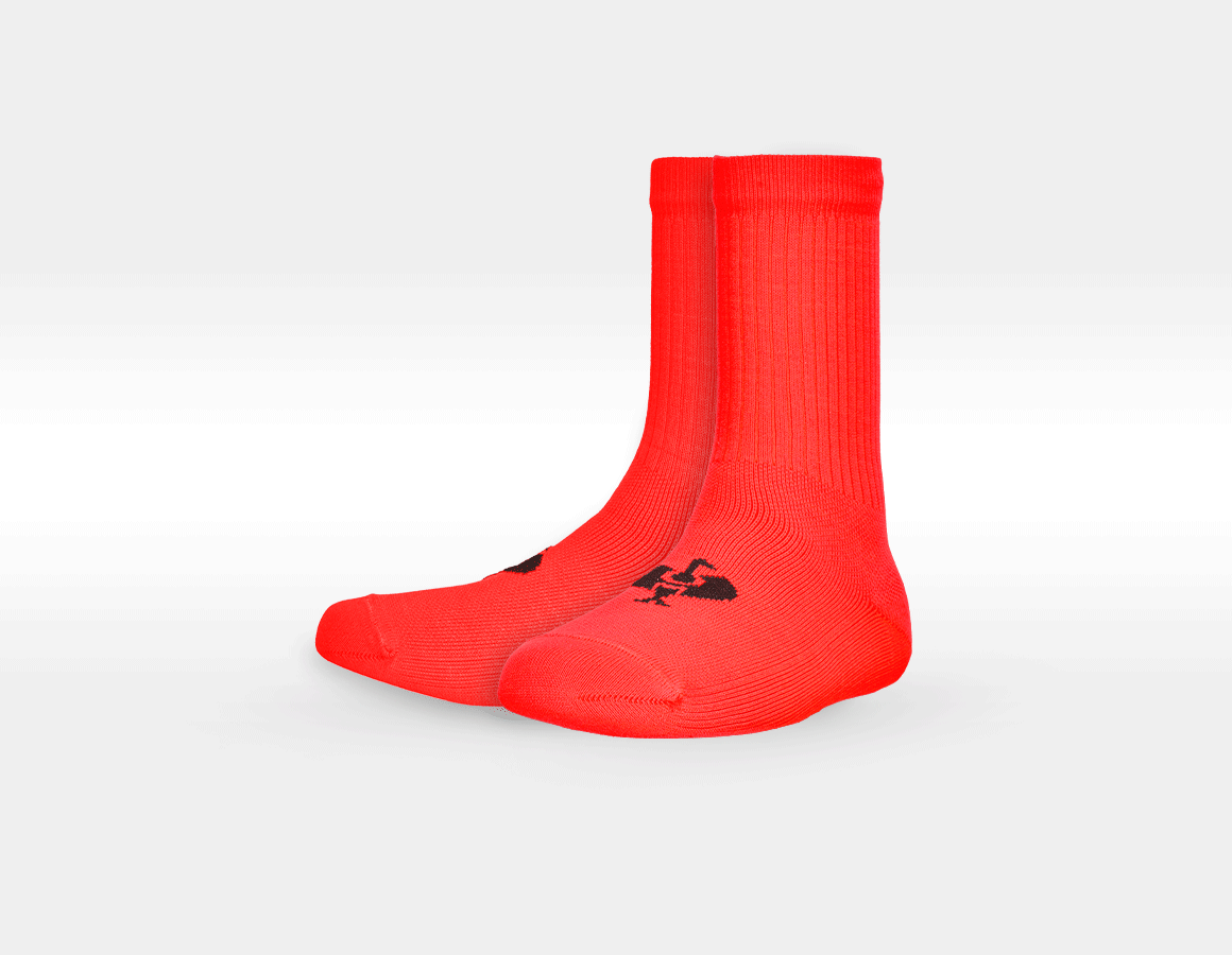 Additional image 1 e.s. All-season socks function light/high, child. high-vis red+high-vis yellow