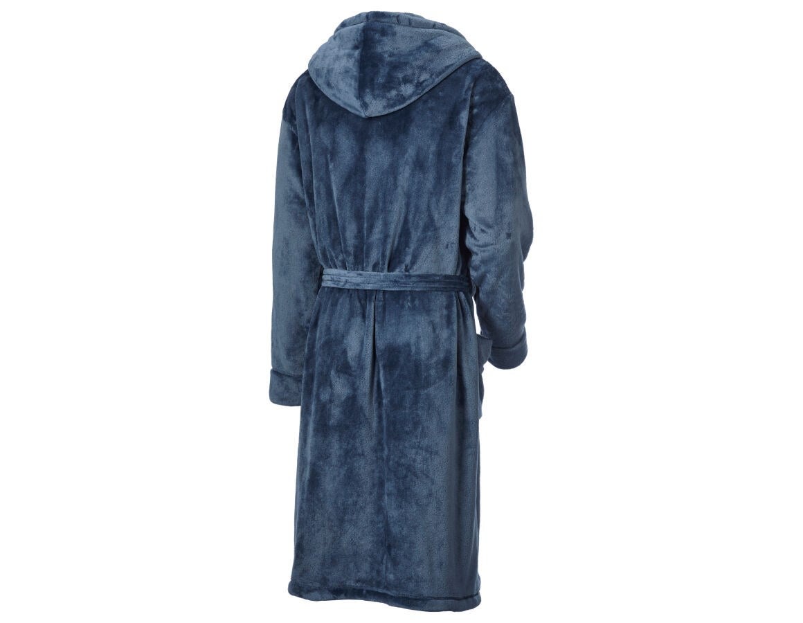 Secondary image e.s. Bathrobe nordicblue