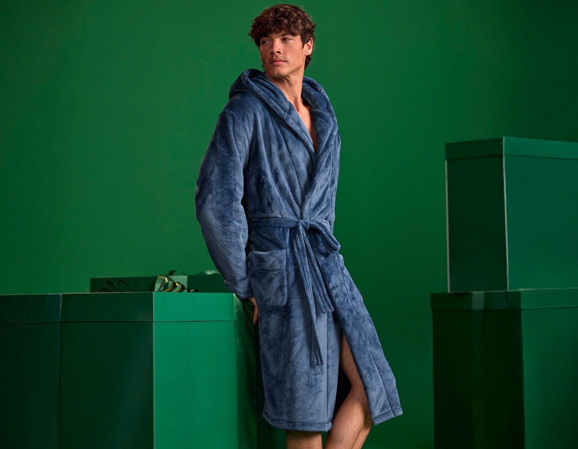 Additional image 1 e.s. Bathrobe nordicblue