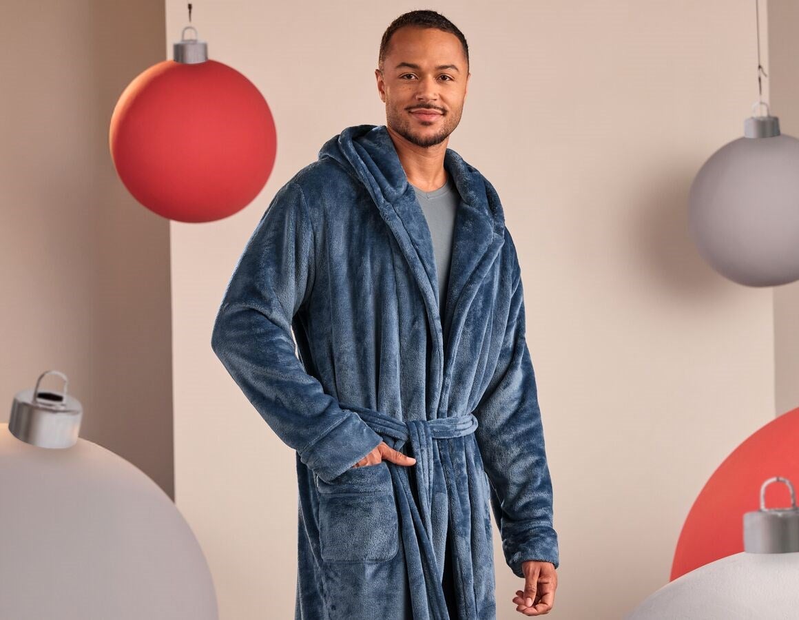 Additional image 3 e.s. Bathrobe nordicblue