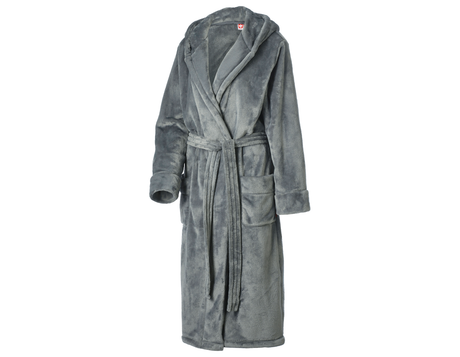 Primary image e.s. Bathrobe, ladies' nordicgrey