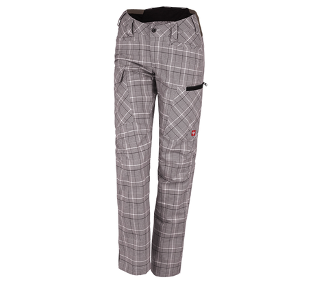 Primary image e.s. Trousers pocket, ladies' chestnut/white