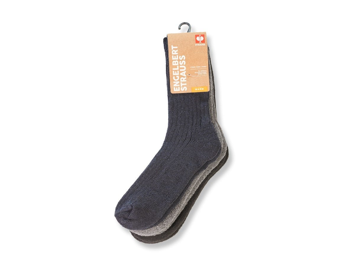 Additional image 1 e.s. work socks Classic warm/high, pack of 3 EU 39-41