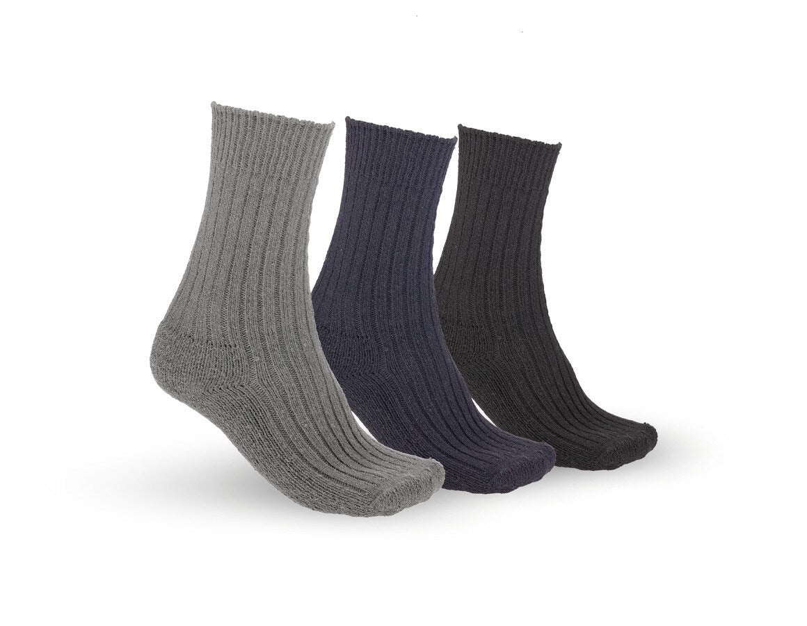 Primary image e.s. work socks Classic warm/high, pack of 3 EU 39-41