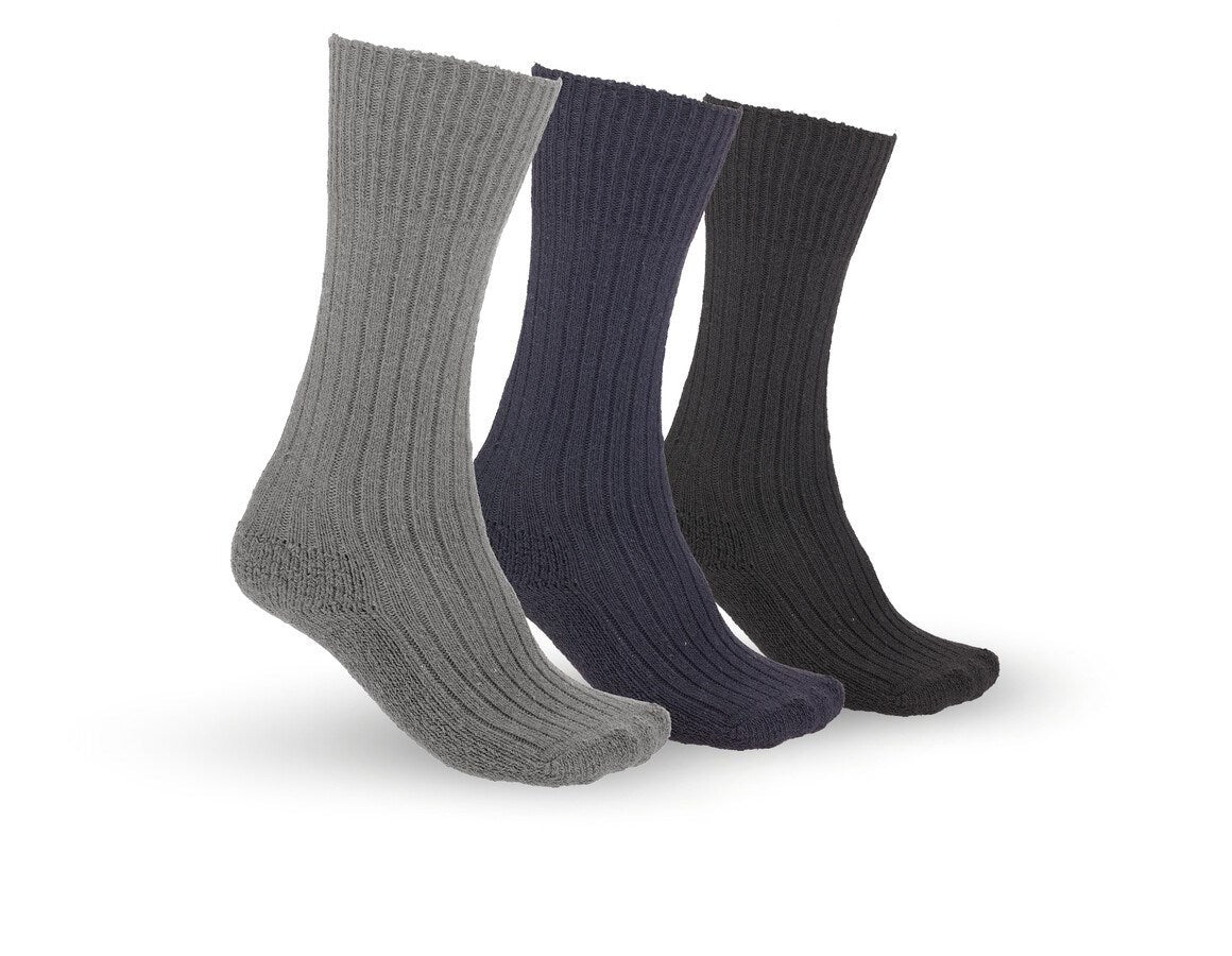 Primary image e.s. work socks Classic warm/x-high, pack of 3 EU 39-41