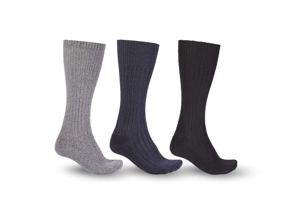 Primary image e.s. work socks Classic warm/x-high, pack of 3 EU 39-41