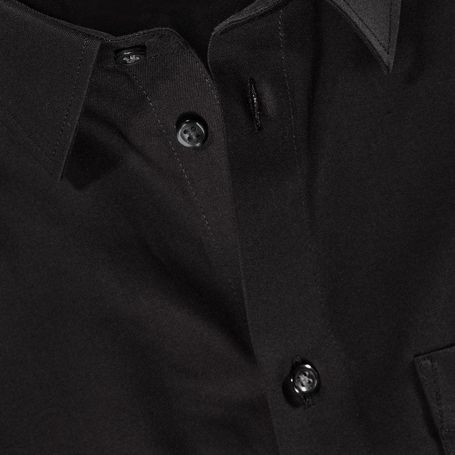 Additional image 3 e.s. Business shirt cotton stretch, comfort fit black