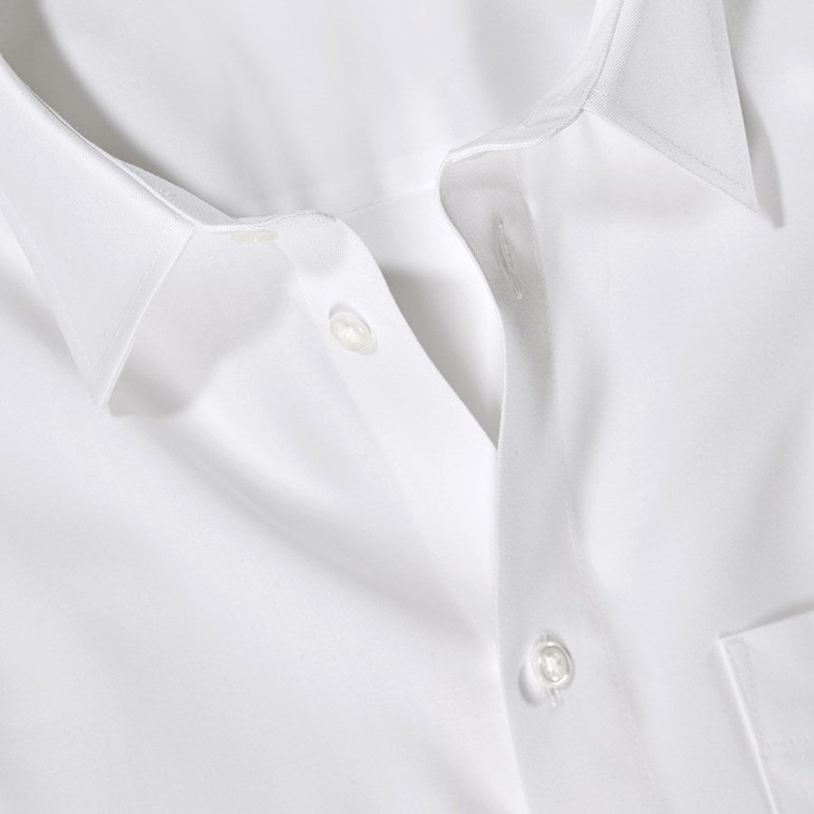 Additional image 3 e.s. Business shirt cotton stretch, comfort fit white